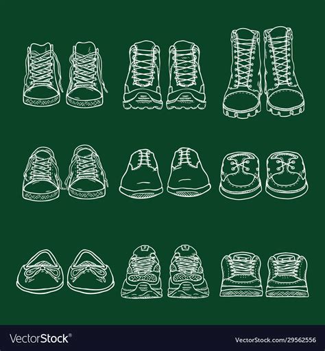 How To Draw Shoes From The Front View