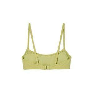 Xhilaration Swim Xhilaration Juniors Smocked Bralette Bikini Top Olive Green M Poshmark