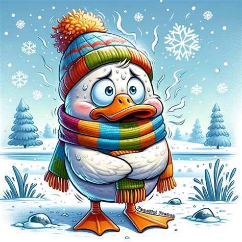 French Expressions Il Fait Un Froid De Canard Fanciful French