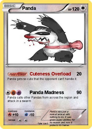 Pokémon Panda 870 870 - Cuteness Overload - My Pokemon Card