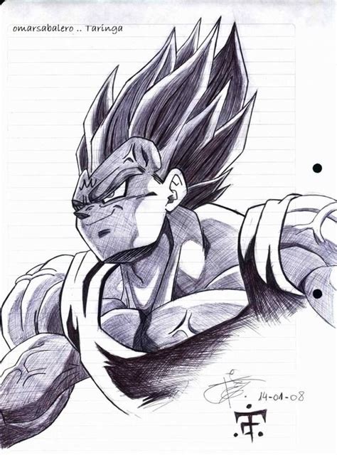 Vegeta Desenho A Lapis - Desenho a lápis - Vegeta (DBZ). | Desenho de anime, Desenhos de anime ...