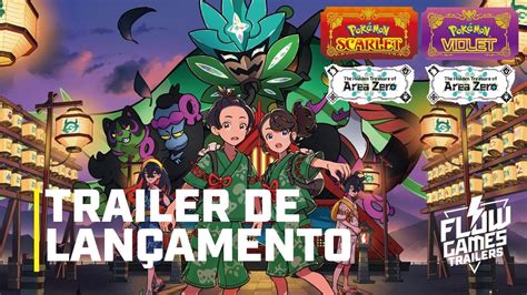 Pokémon Scarlet e Violet DLC Trailer de Lançamento Legendado em