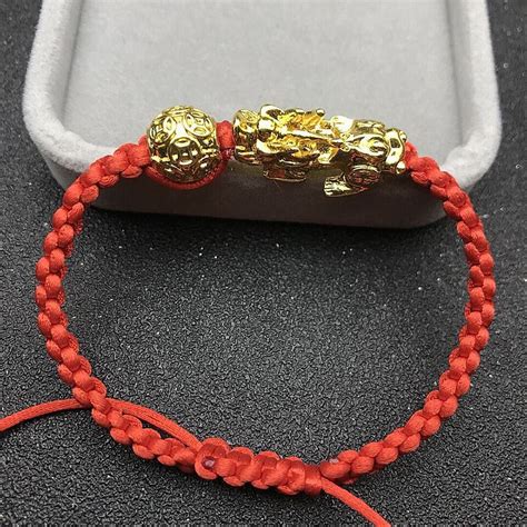 Rotes Seil Armband Knoten Totem Viel Gl Ck Einfach Zu Tragen