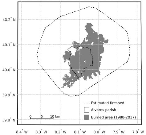 figure  estimated fireshed historical calibration period