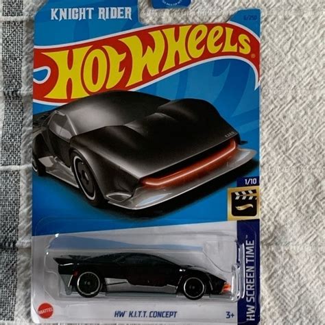 Mattel Toys Mattel Hot Wheels Knight Rider Hw Kitt Concept Black 223 Hw Screen Time Poshmark