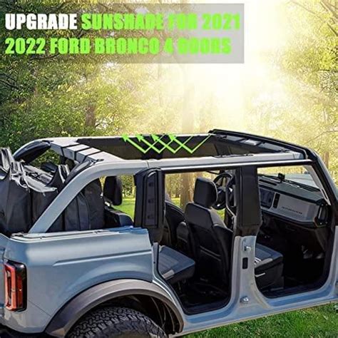 Mesh Bimini Top For Ford Bronco Dr Anmosvo Mesh Bikini Top Roof Sunshade Top Sun