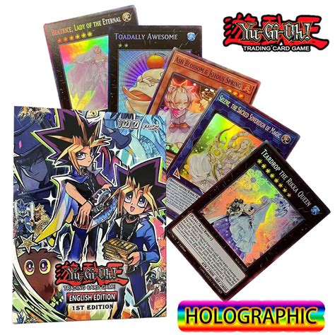 50 100Pcs No Repeat Holographic Yugioh Card In English YU GI OH Master