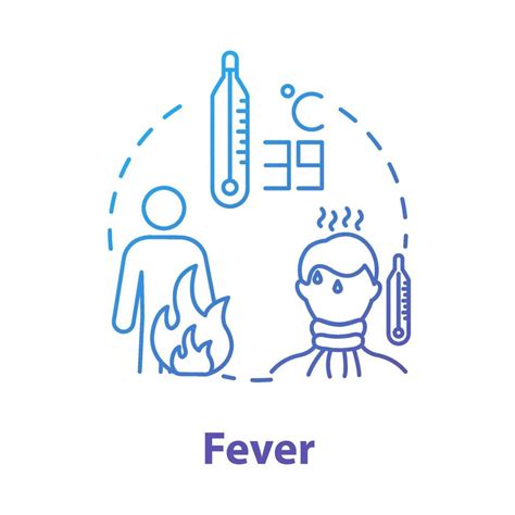 Fever Concept Icon 3159762 Vector Art At Vecteezy