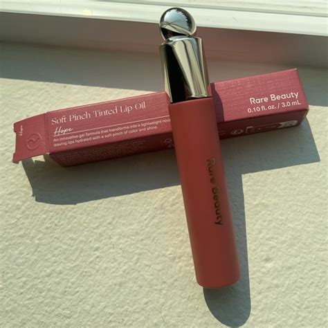 Rare Beauty Makeup Rare Beauty Soft Pinch Tinted Lip Oil Hope Nude Mauve Poshmark