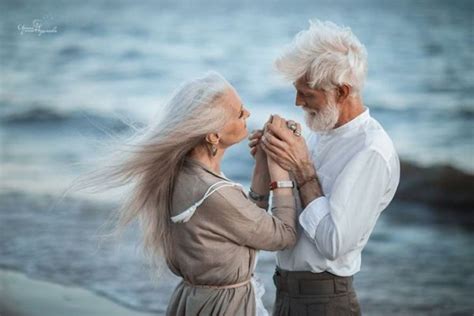 Following Are Endearing Pictures Of An Elderly Couple In Love