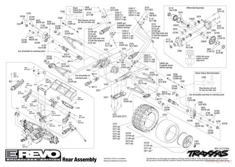 Traxxas Exploded Views E Revo Brushless 2009 5608 • Rcscrapyard