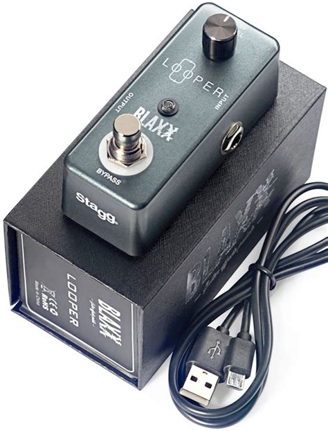 Looper-педаль для гитары Stagg Blaxx Looper Compact Guitar Pedal ...