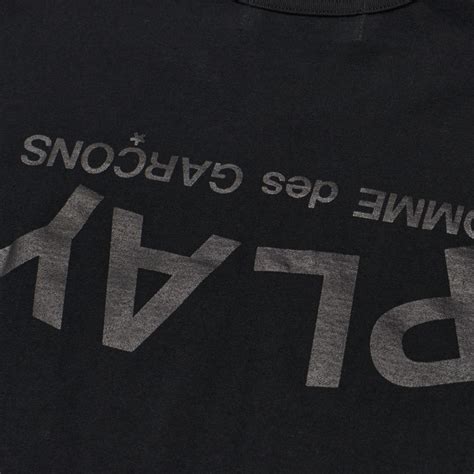 Мужская футболка Comme des Garcons Play Logo Print, AZ-T188-051-1