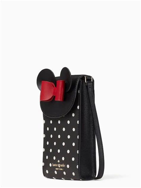 Disney X Kate Spade New York Minnie Mouse North South Flap Crossbody Luxury Bags And Wallets On