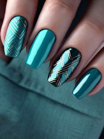65+ Chic Teal Nail Designs and Ideas | Sarah Scoop