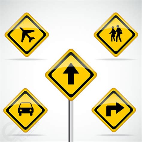 Free Vector Road Signs - Free Vector Site | Download Free Vector Art ...