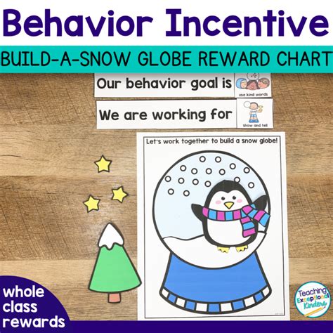 Whole Class Reward System Reward Charts Snow Globe Version Teaching Exceptional Kinders