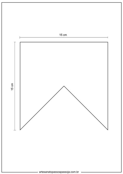 Molde De Bandeira De Festa Junina Para Imprimir - Bandeirinhas de Festa Junina: 6 modelos para imprimir e colorir com ...