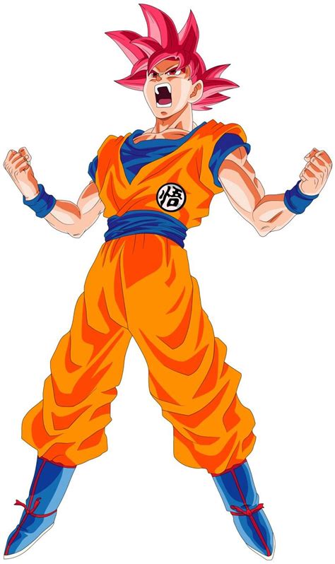 Goku Ssj God Anime Dragon Ball Super Goku Super Saiyan God Dragon Ball