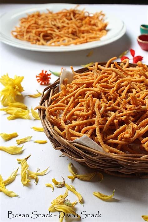 Besan Sev Recipe A Mild Spiced Deep Fried Savory And Snack Made