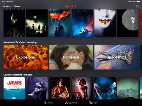 Netflix theme concept by Sacha Jerrems on Dribbble