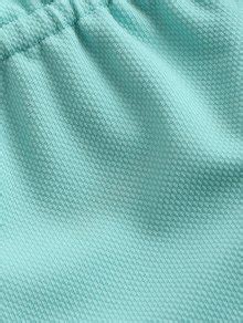 ZAFUL Textured Frilled Tie Bandeau Bikini Swimwear In CELESTE ZAFUL