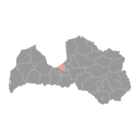 Premium Vector Riga Map Administrative Division Of Latvia Vector