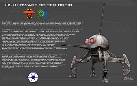 Dwarf Spider Droid tech readout [New] by unusualsuspex on DeviantArt