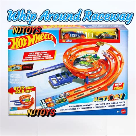 Promo Hot Wheels Track Whip Around Raceway Trackset Mainan Trek Mobil Balap Hotwheels Jakarta