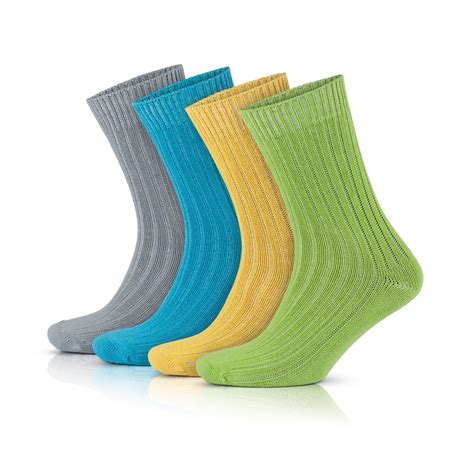 Gowith Unisex Colorful Cotton Comfy Crew Socks Pairs Model