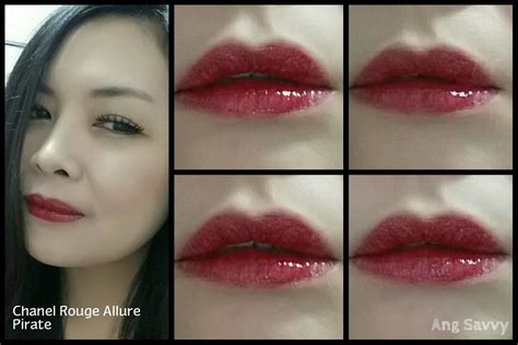 Chanel Rouge Allure 99 Pirate Lipstick Swatches Best Red Lipstick ...