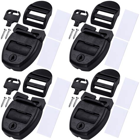 Snapklik OIIKI 4 Sets Spa Hot Tub Cover Clips Hot Tub Cover Broken Latch Repair Kit