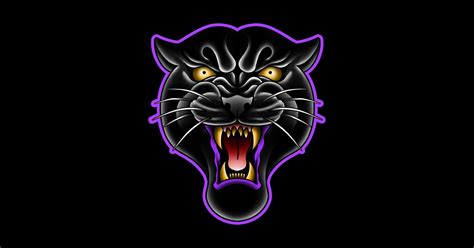 Panther Head Panther Sticker Teepublic