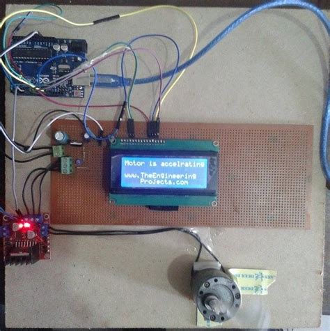 Dc Motor Speed Control Using Arduino The Engineering Projects