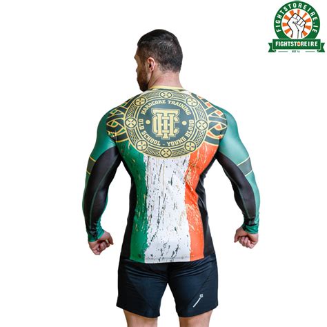 Hardcore Training Irishman Rashguard Green Fight Store IRELAND