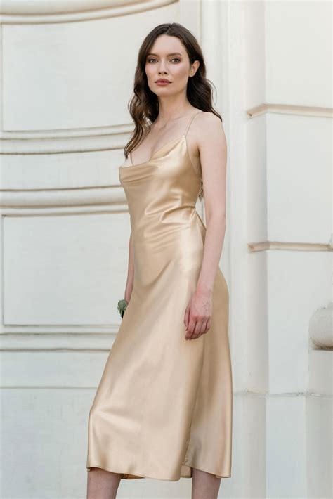 Buy Silk Nightgown Sexy Strappy Satin Long Nighty IDentity Lingerie