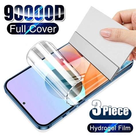 Pour Galaxy A24 4G 3 pièces Film hydrogel souple pour Samsung Galaxy