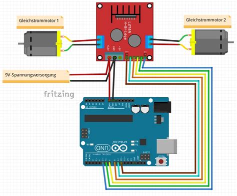 Motoren Mit H Br Cke L N Ansteuern Funduino Kits Und Anleitungen