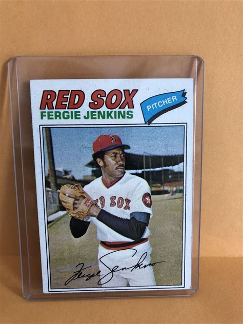 Topps Fergie Jenkins Boston Red Sox Baseball Card Ebay