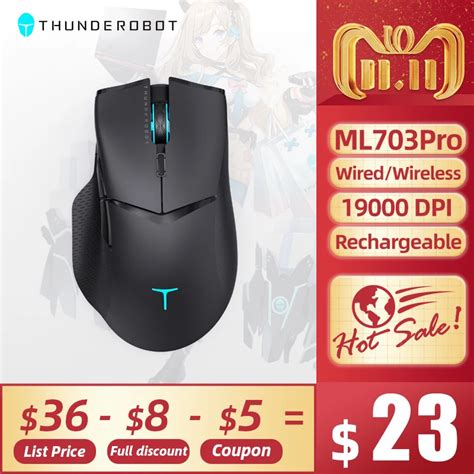 Thunderobot-ML703-Pro-Wireless-Gaming-Mouse-2-4G-Wireless-Wired-RGB ...