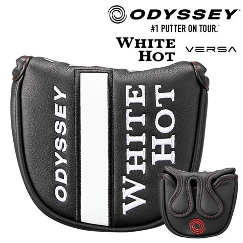 楽天市場日本正規品オデッセイ WHITE HOT VERSA 12 センターシャフト パターカバー マレット型用 ヘッドカバー ODYSSEY GOLF マレットパター用
