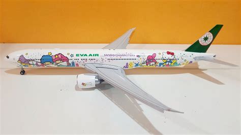 JC Wings 1 200 Eva Air Sanrio Characters FD B777 300ER B 16722