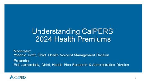 Understanding CalPERS 2024 Health Premiums YouTube