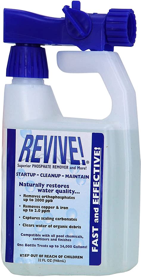 REVIVE Swimming Pool Phosphate And Algae Remover Chemical For Pools