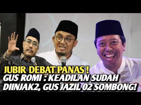 Debat Panas Antar Jubir Capres Gus Romo Keadilan Sudah Di Injak