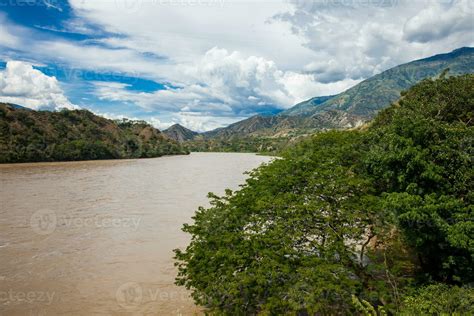 View Of The Cauca River From The Historical Bridge Of The West A A