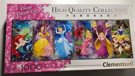 CLEMENTONI DISNEY PRINCESS 1000 Piece Panorama Jigsaw Puzzle 7 00