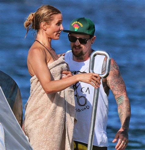 Retro Bikini Cameron Diaz Climbs The Rock In A Blue Bikini As She Looks Dreaming Wet In Sardinia