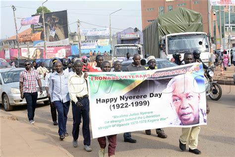 Fronasa Veterans Celebrate Mwalimu Nyerere Day New Vision Official