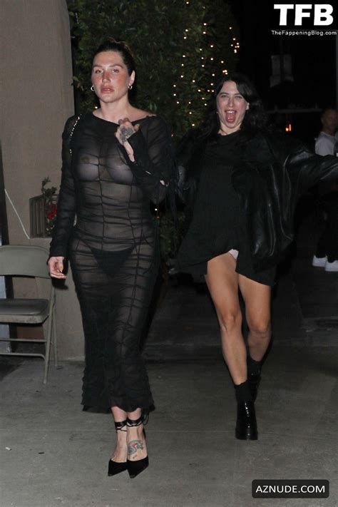 Kesha Sexy Seen Flashing Her Nude Boobs And Ass Wearing A See Through Dress At Giorgio Baldi In